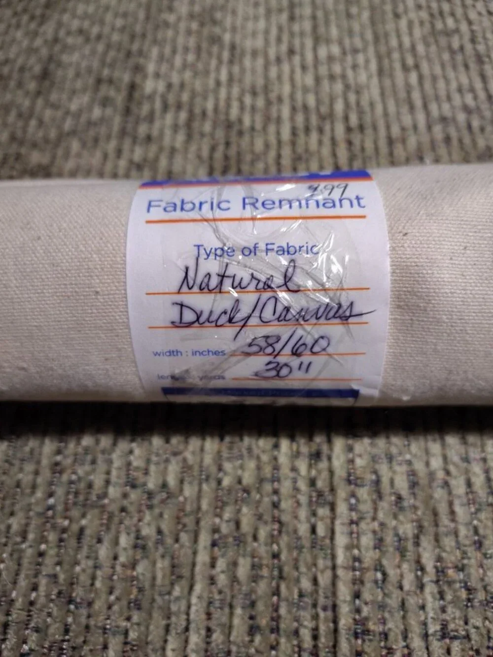 Fabric Remnant Type, Size, Color, Material And Manufacturer Varies See Pictures